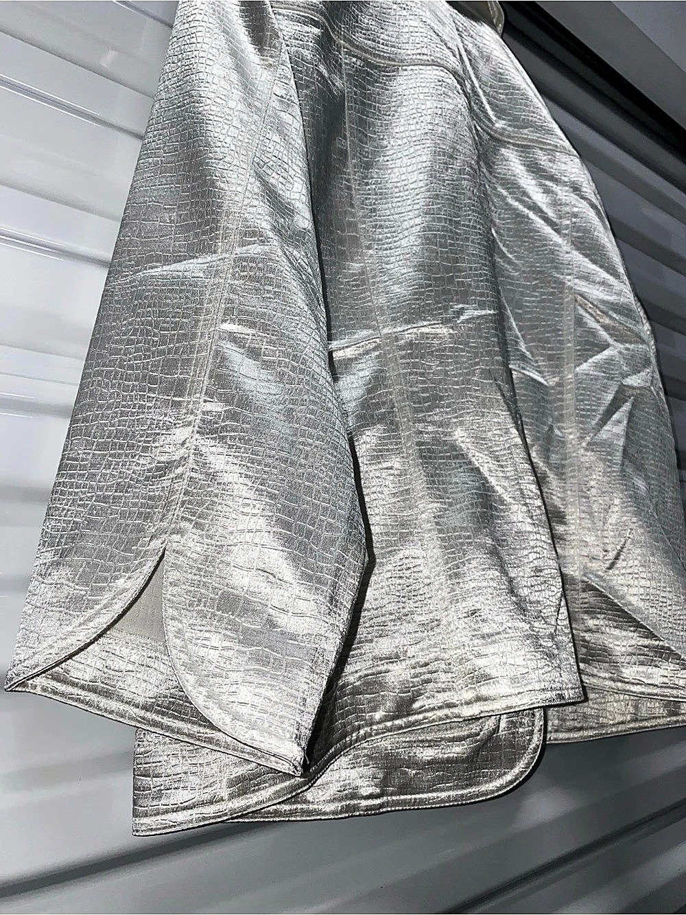 Ruby Rd Metallic Button Front Jacket Size 14 Like New - Picture 6 of 7